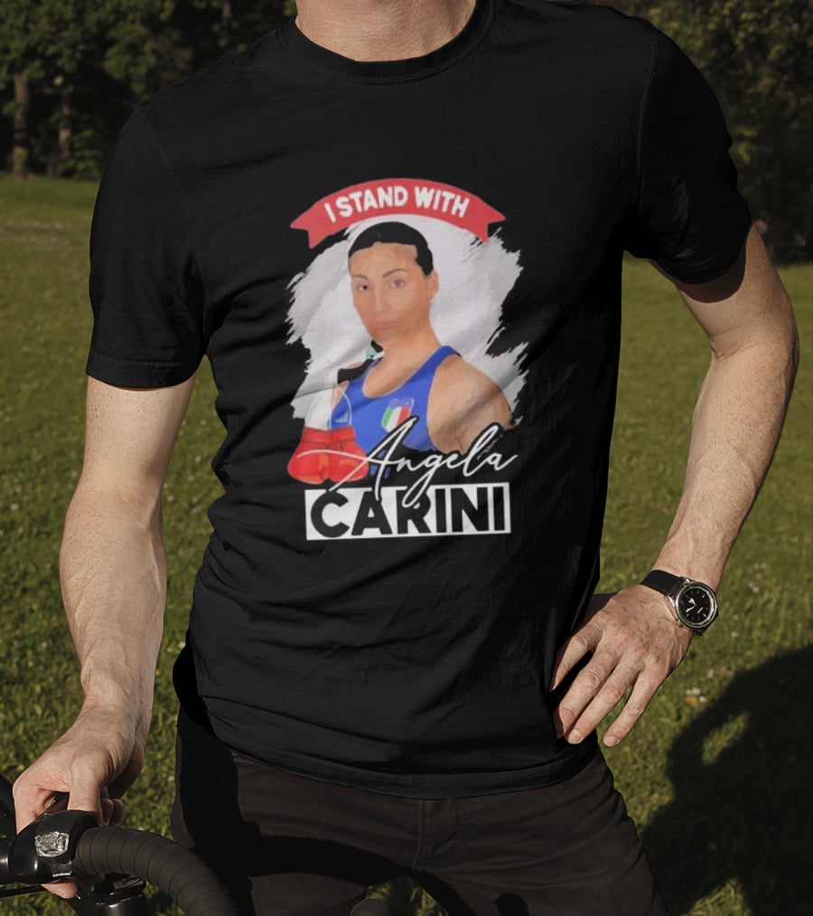 I Stand With Angela Carini Boxing Champion T-Shirt