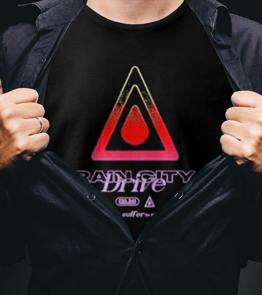 Rain City Drive Frozen Let Me Suffer In Peace Triangle T-Shirt
