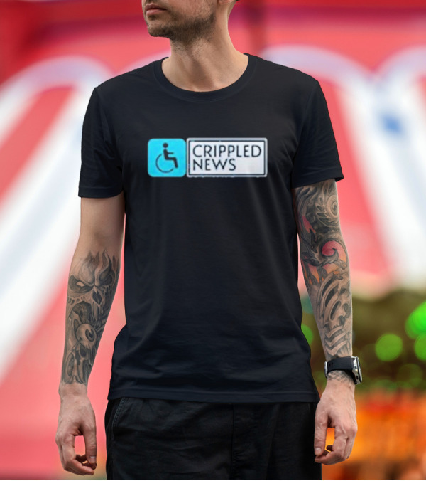 Premium T-Shirt: Ricky Berwick Crippled News T-Shirt Ricky Berwick Crippled News T-Shirt