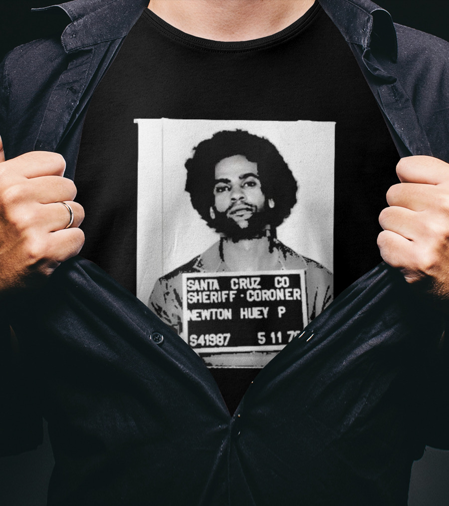 Santa Cruz Co Sheriff Coroner Newton Huey P S41987 5 11 78 T-Shirt