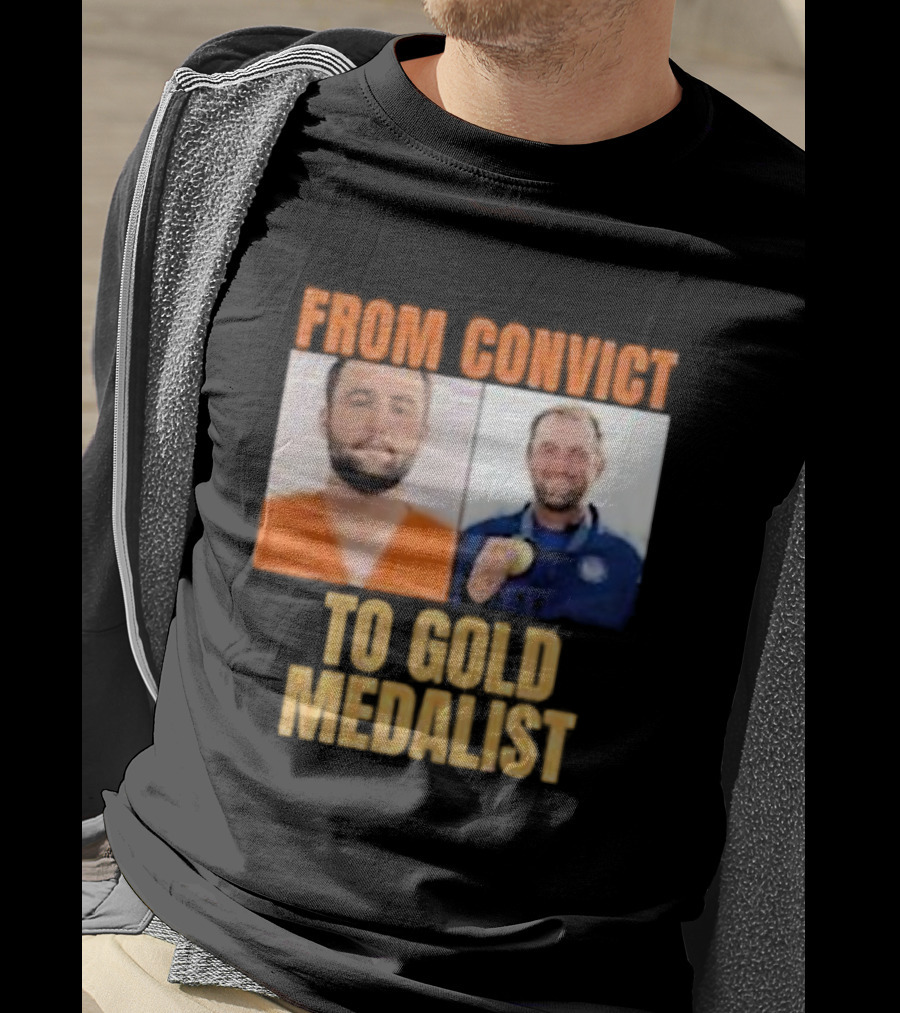 From Convict To Gold Medalist: Scottie Scheffler Transformation T-Shirt