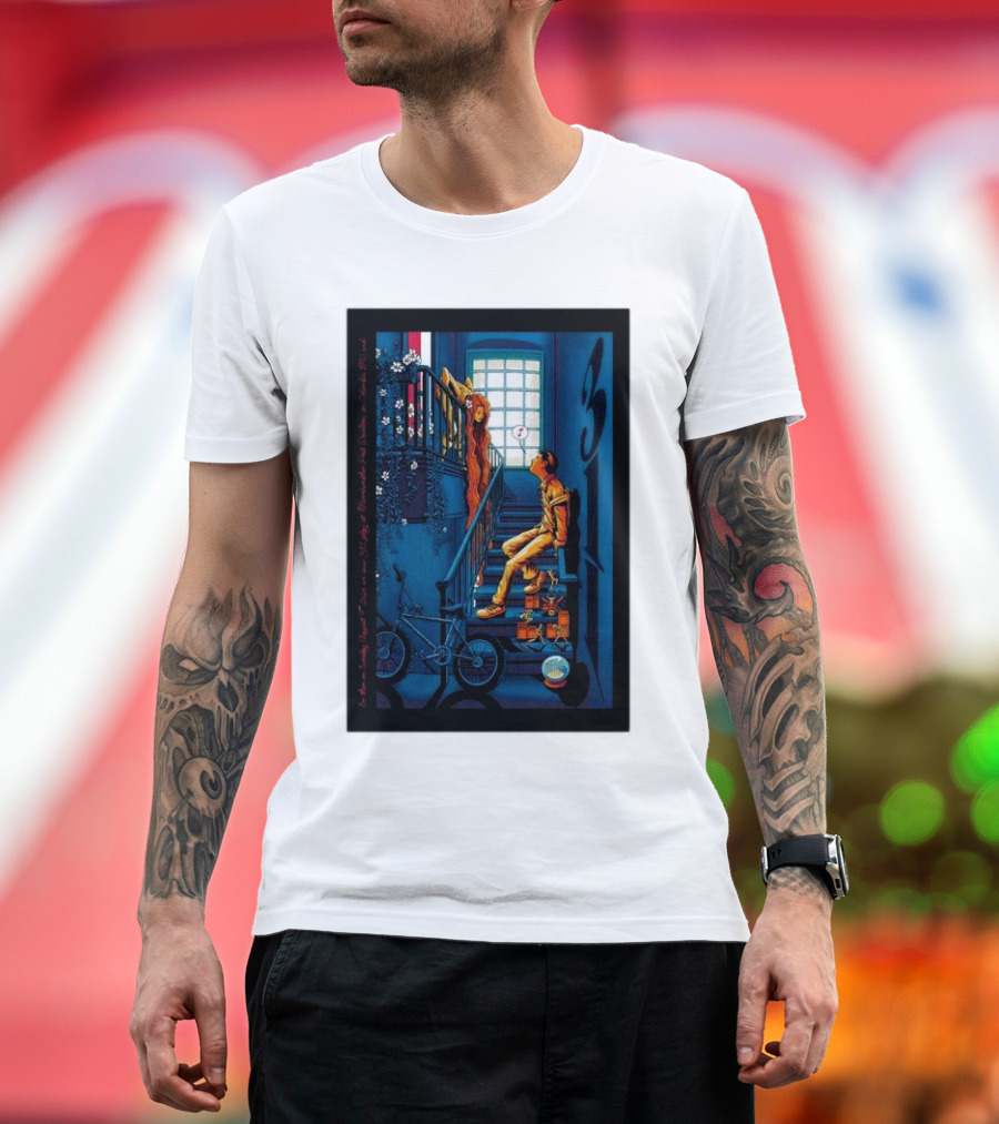 311 Merriweather Post Pavilion Columbia MD August 04 2024 Concert Poster Stairs and Characters T-Shirt