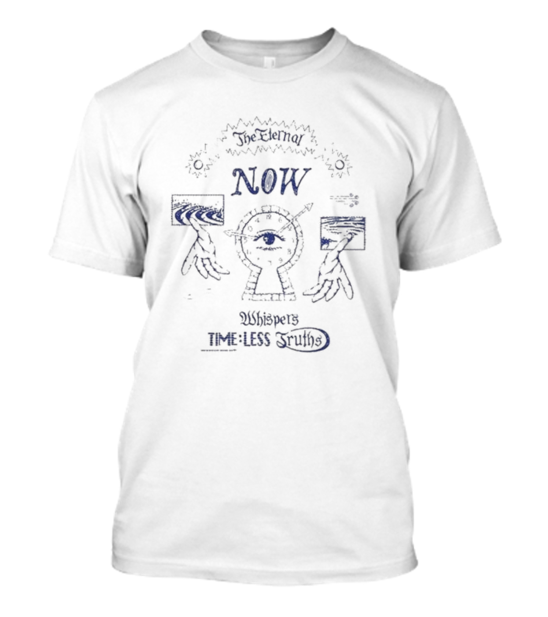 The Eternal Eye Embraces Now And Whispers Timeless Truths T-Shirt