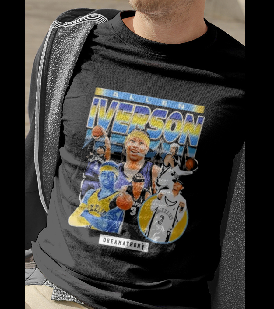Allen Iverson Dreamathon Memphis Grizzlies Basketball T-Shirt