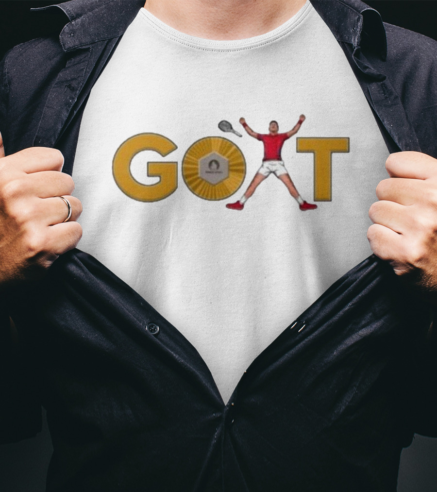 Arena Cases GOAT Djokovic Victory T-Shirt