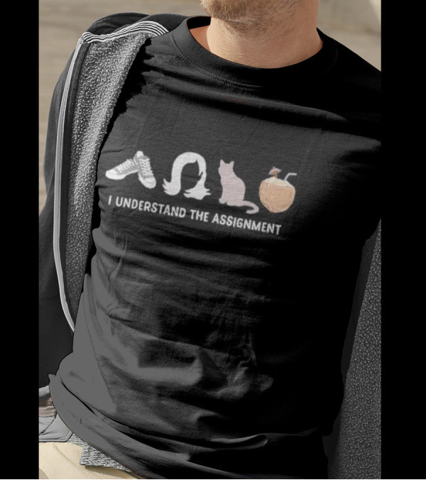 Madam President Kamala Harris I Understand The Assignment Sneakers Hair Cat Coconut T-Shirt