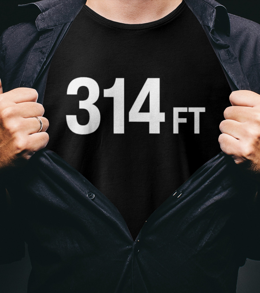 314 Ft Pi Day Math Joke T-Shirt