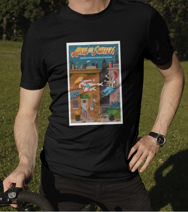 Amyl And The Sniffers Live Montreal QC August 4 2024 City Rooftop Punk Scene T-Shirt