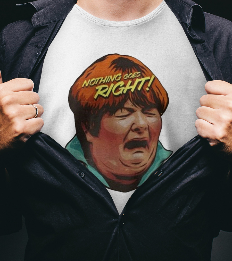 Nordacious Nothing Goes Right Scream Face T-Shirt