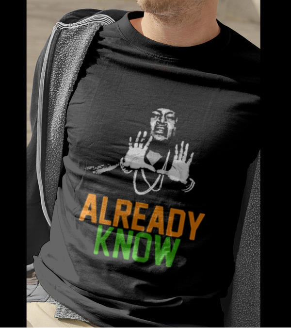 D.a.d.e. X Trick Daddy U Already Know Hands Raised Gesture Orange Green T-Shirt