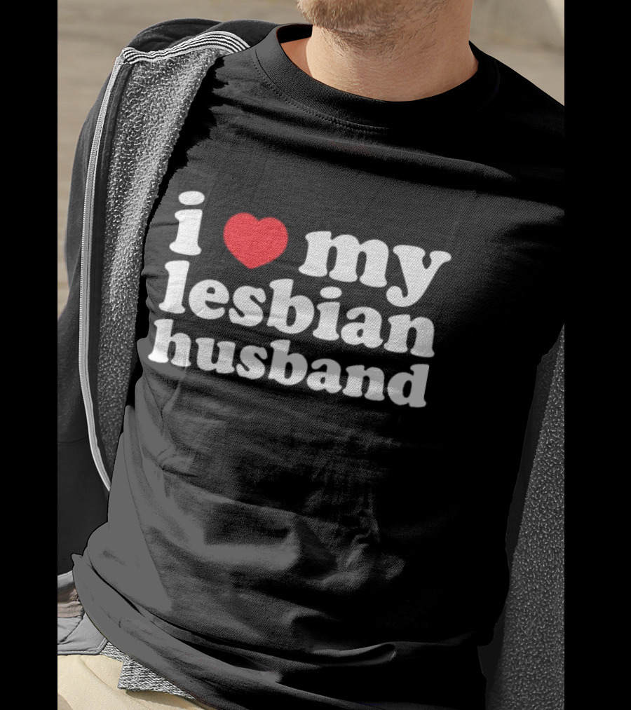 I Heart My Lesbian Husband T-Shirt