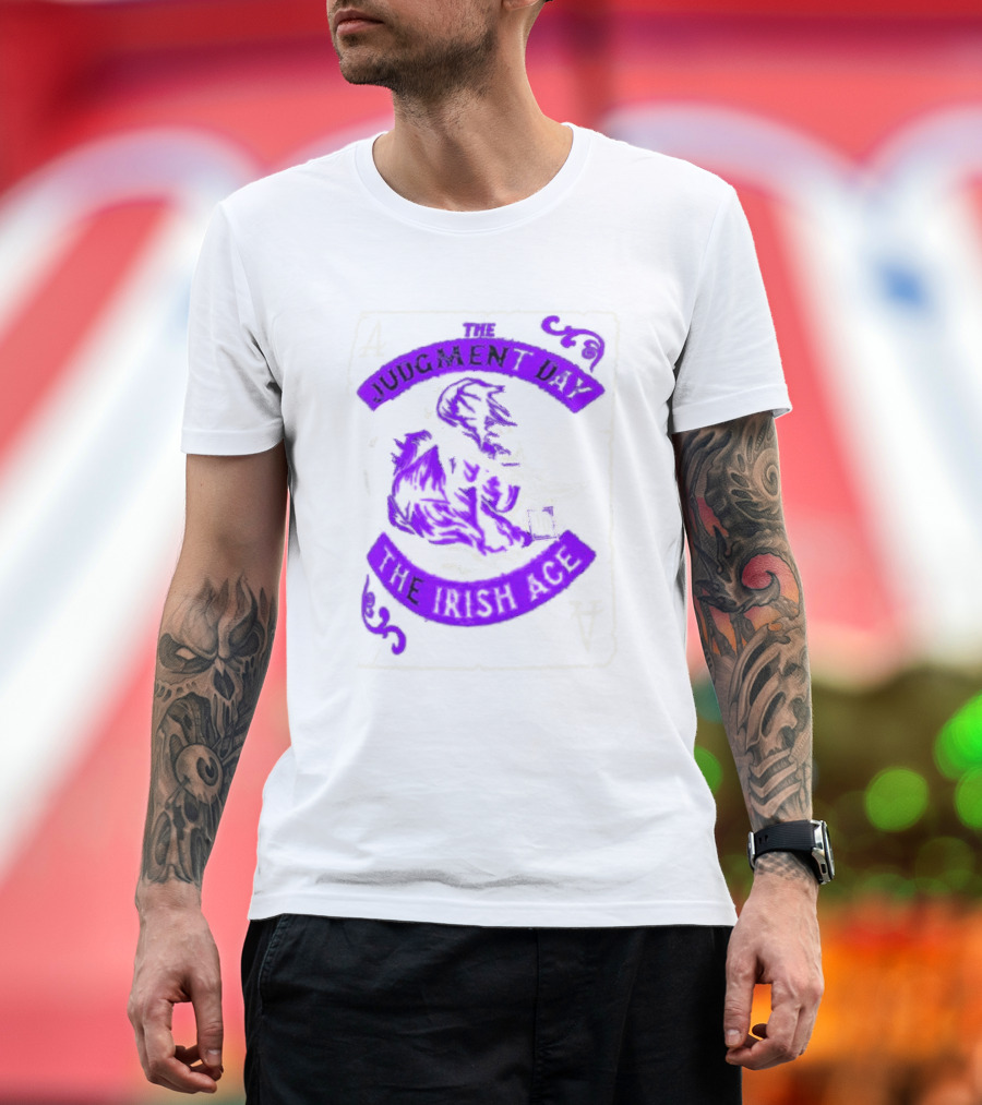 Judgment Day Jd Mcdonagh The Irish Ace Playing Card T-Shirt