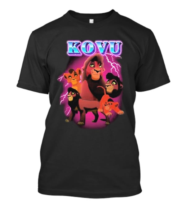 Kovu Lion King 2 Characters Purple Lightning Scene T-Shirt
