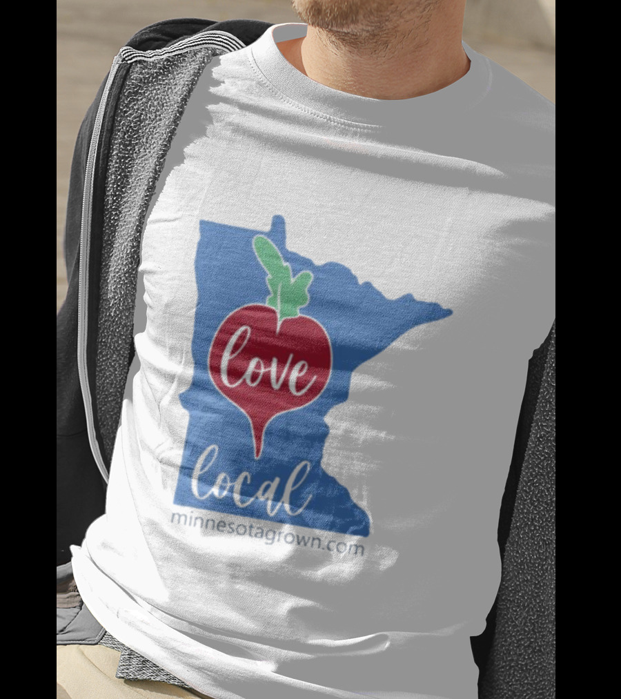 Love Local Minnesota Beetroot Minnesotagrown.com T-Shirt