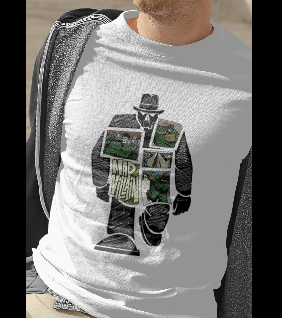 MF DOOM Madvillain Comic Style Striking T-Shirt
