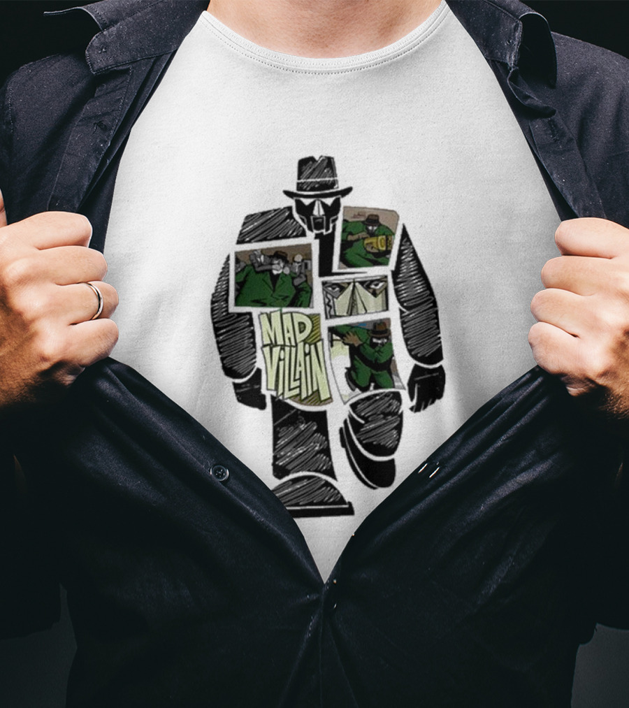 MF DOOM Madvillain Comic Style Striking T-Shirt