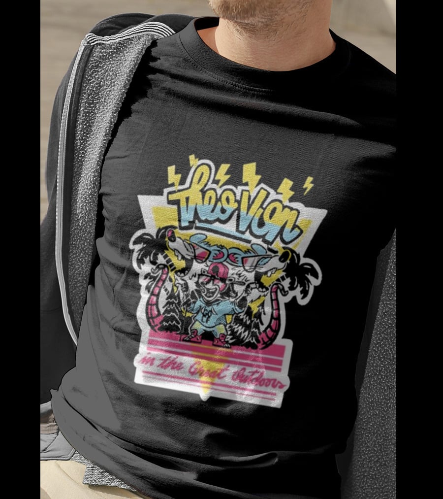 Theo Von In The Great Outdoors With Fun Wilderness Vibes T-Shirt