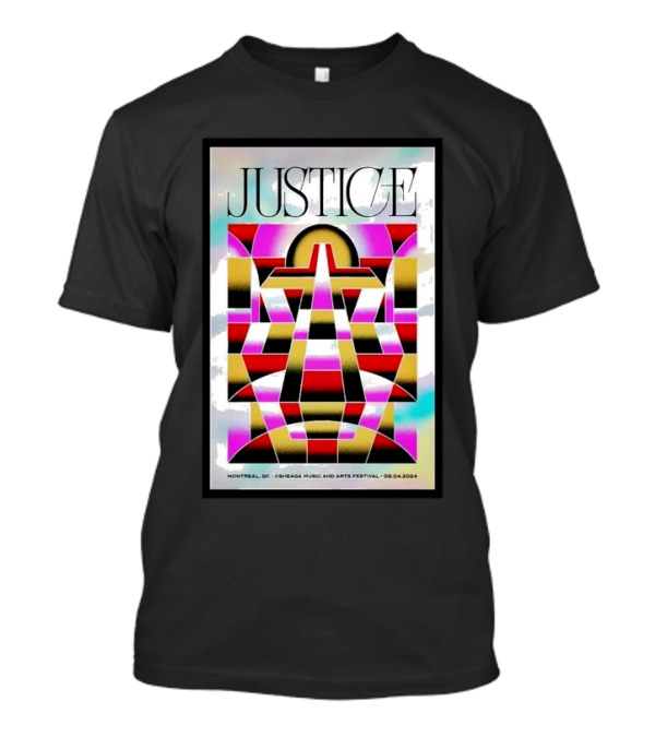 Justice Osheaga Music And Arts Festival August 4 2024 Parc Jean-Drapeau Montréal QC T-Shirt