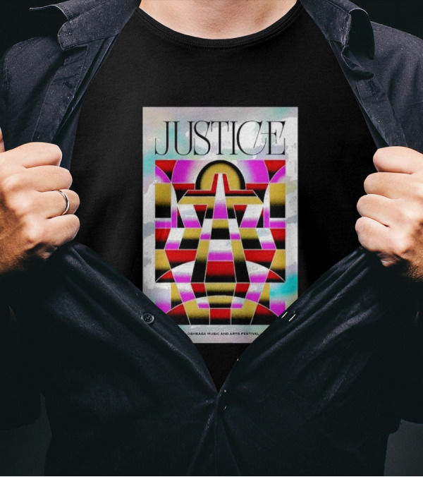Justice Osheaga Music And Arts Festival August 4 2024 Parc Jean-Drapeau Montréal QC T-Shirt