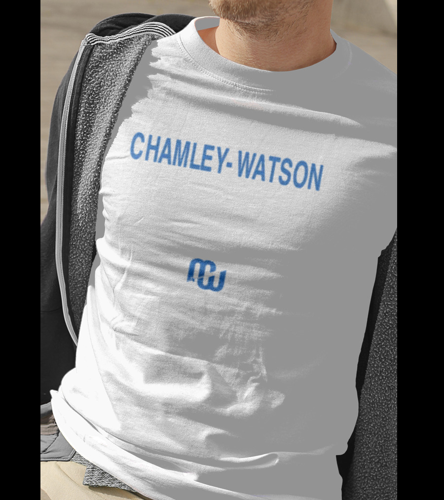 Lewis Chamley-Watson Blue Text T-Shirt