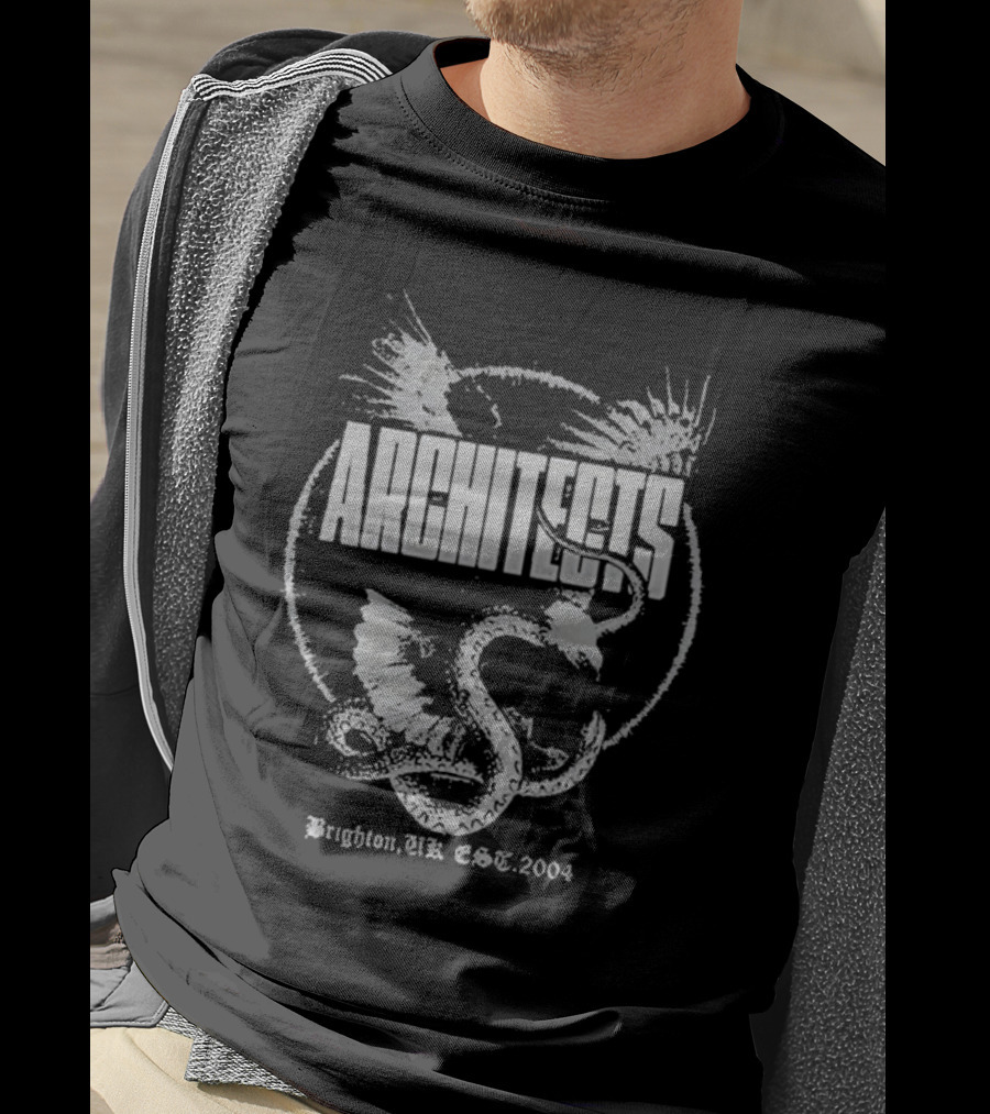 Architects Snake Eagle Brighton UK EST 2004 T-Shirt