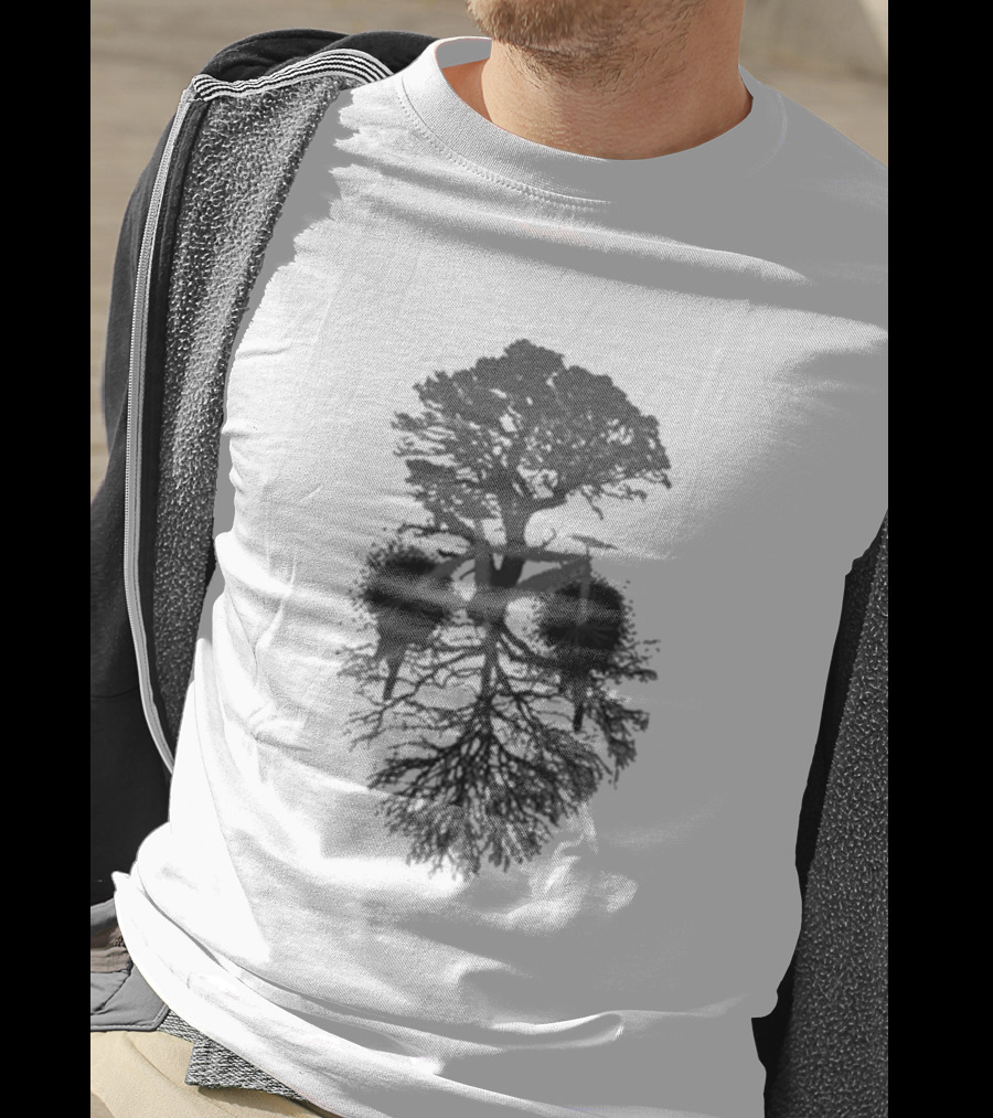 Groot Bike Forest Silhouette Guardians Of The Galaxy T-Shirt