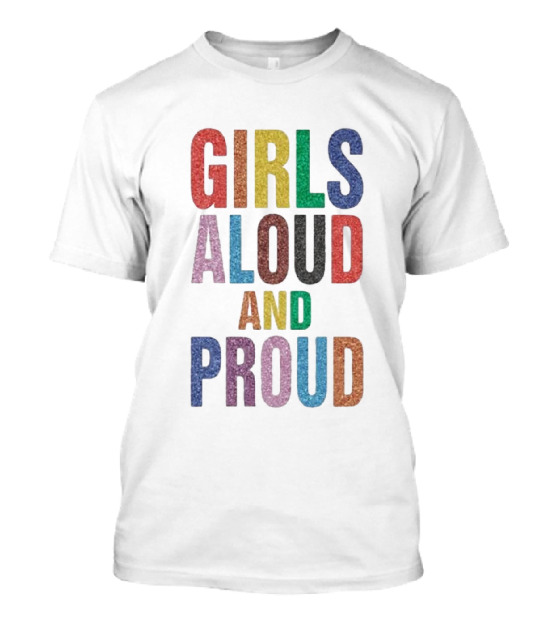 Girls Aloud And Proud Rainbow Pride T-Shirt