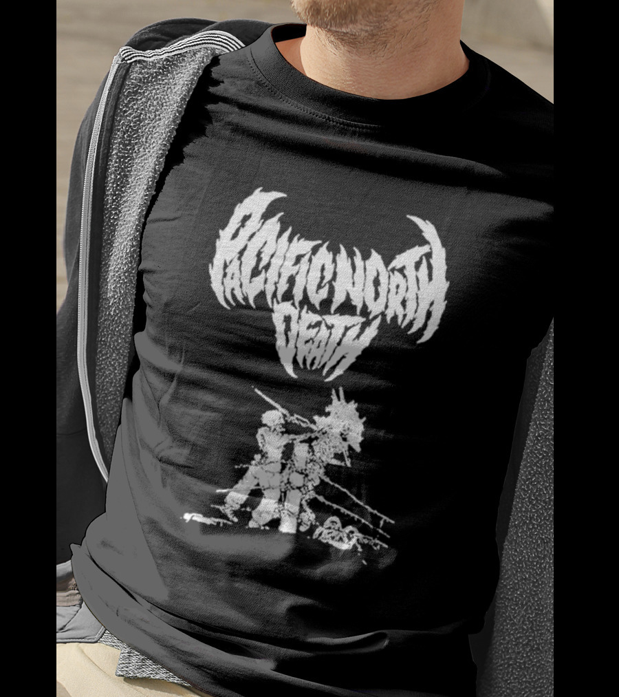 Pacific North Death Skeleton Grim Reaper T-Shirt