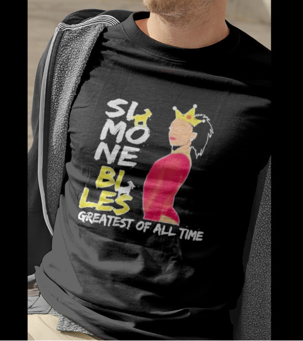 Simone Biles Greatest Of All Time Crowned Gymnast T-Shirt