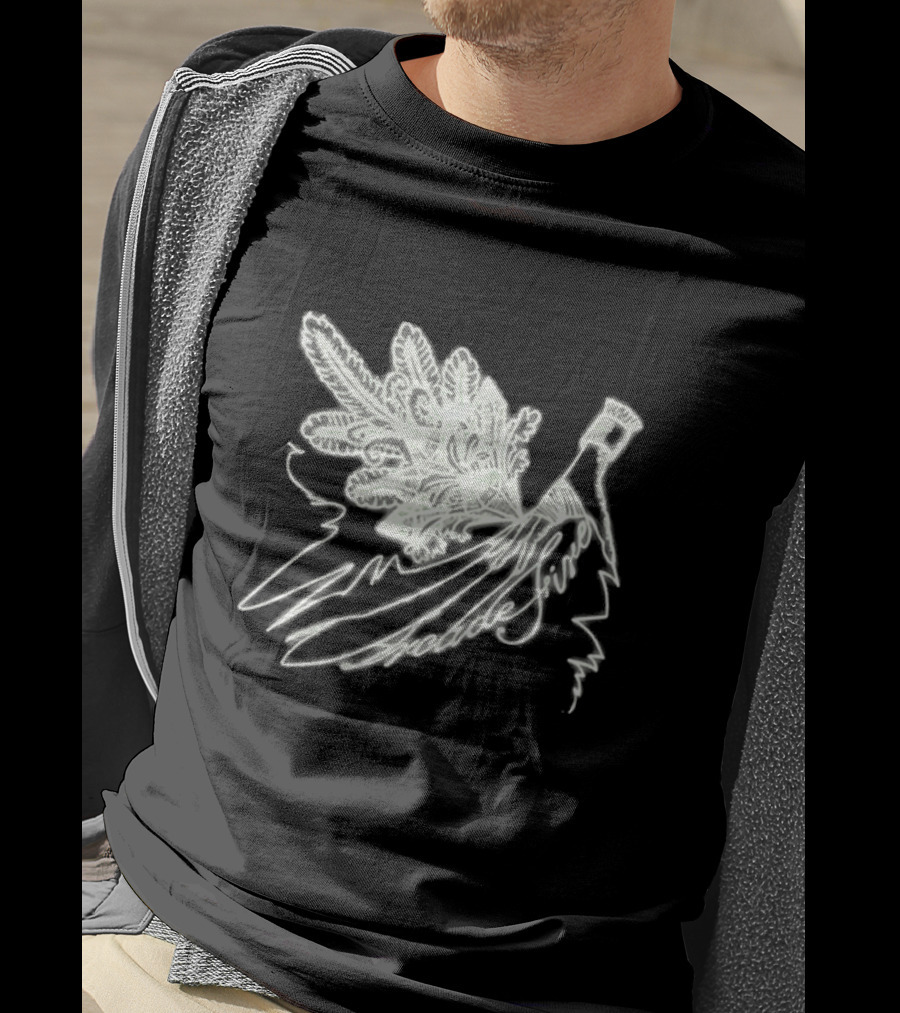 Arcade Fire Black Funeral Glow In The Dark Branch Design 20 Shows T-Shirt