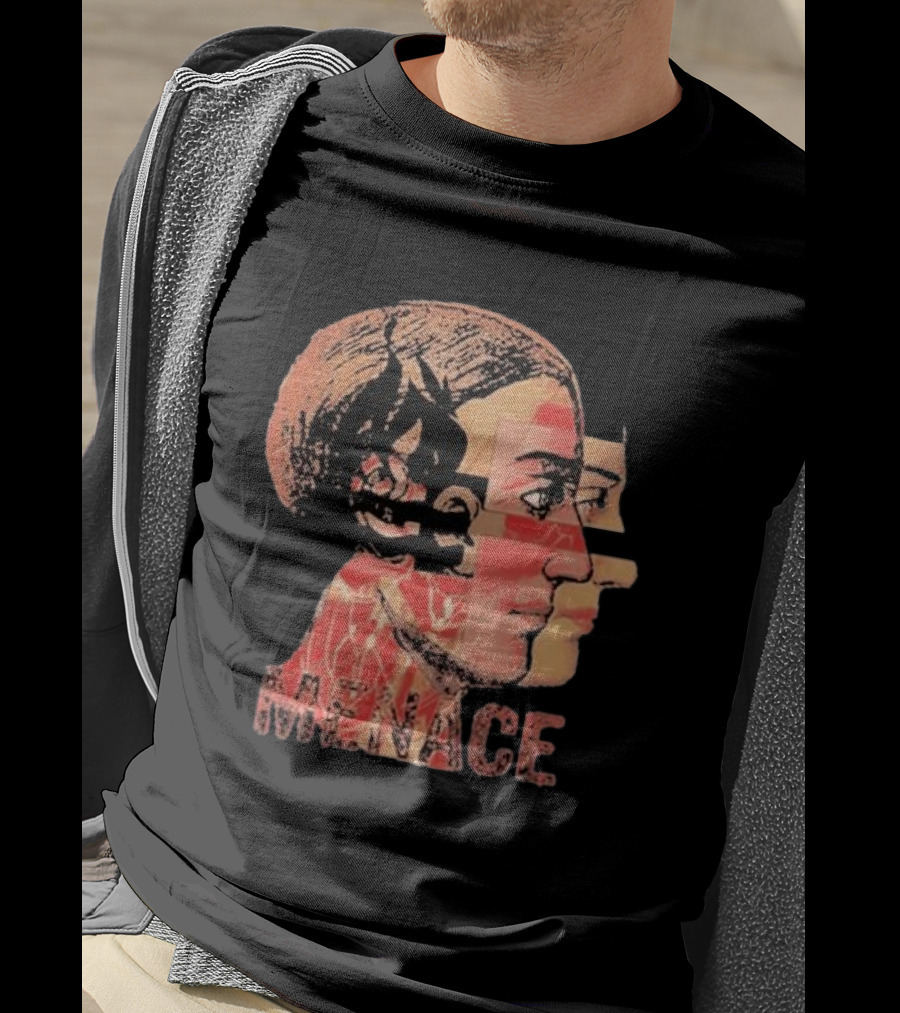 Menace Hot Water Music Dual Profile Head T-Shirt