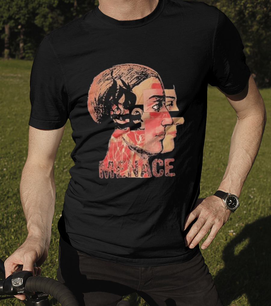 Menace Hot Water Music Dual Profile Head T-Shirt