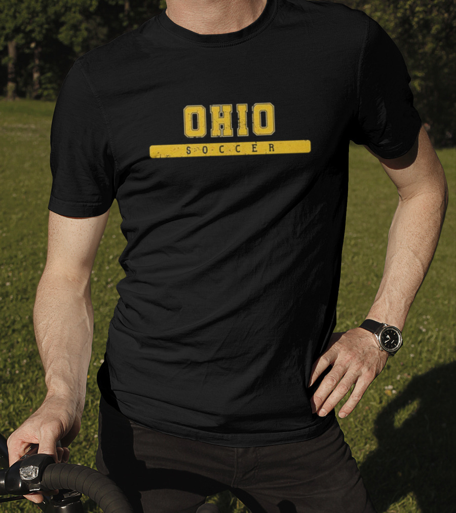Ohio Soccer Yellow Vintage Classic T-Shirt