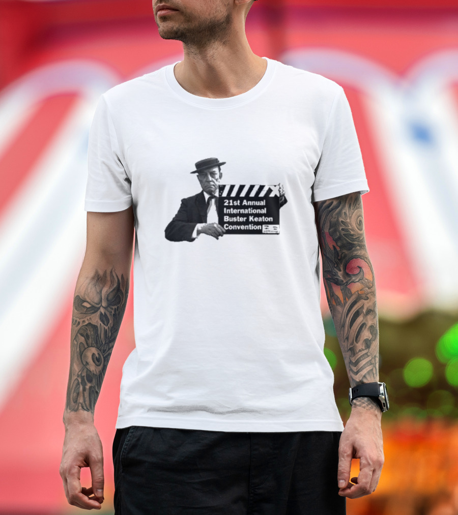 21st Annual International Buster Keaton Convention Clapboard T-Shirt
