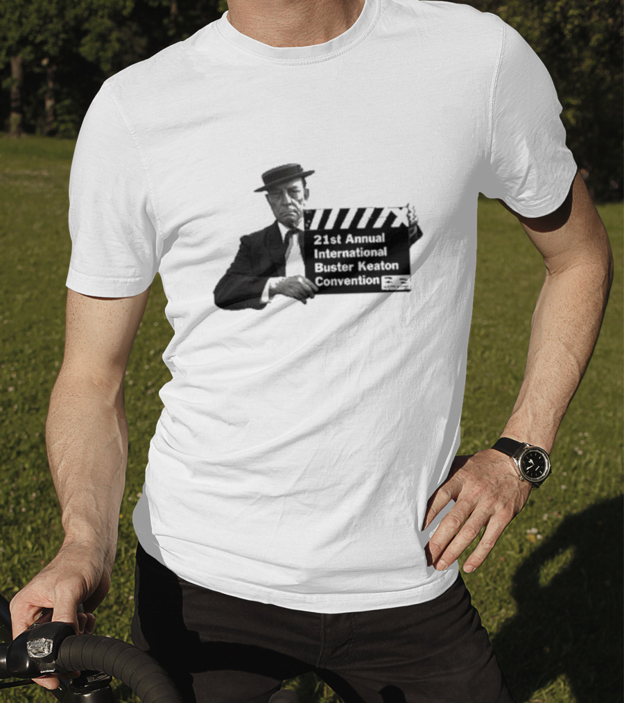 21st Annual International Buster Keaton Convention Clapboard T-Shirt