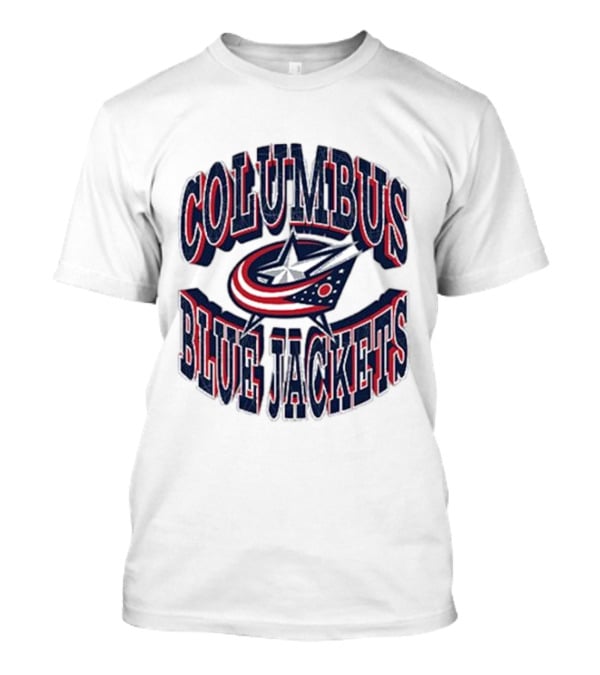 Columbus Blue Jackets Official Team Emblem T-Shirt