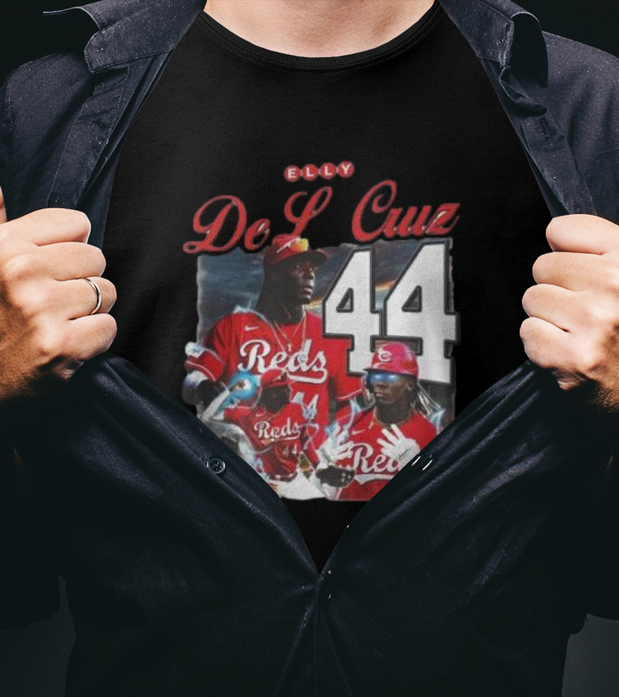 Elly De La Cruz Reds 44 Cincinnati Baseball Electricidad T-Shirt