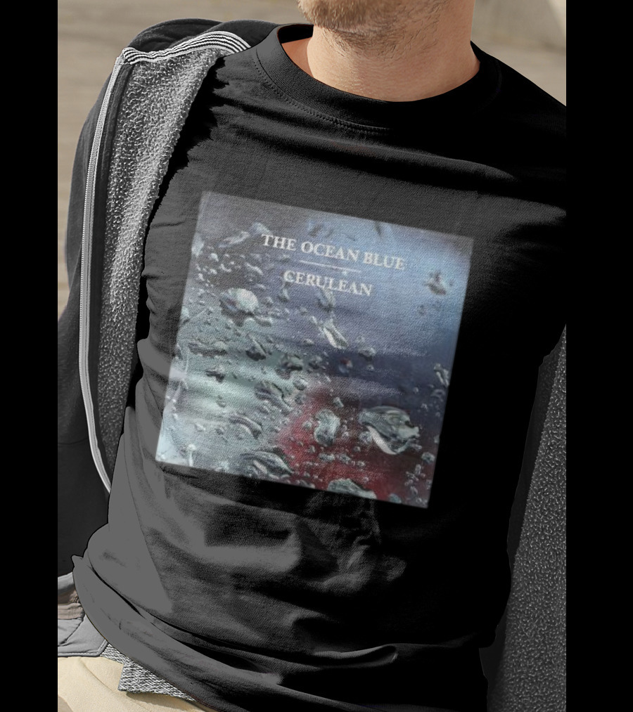 THE OCEAN BLUE CERULEAN Rainwater Reflection T-Shirt