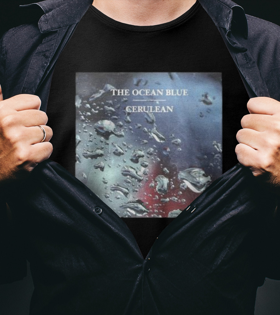 THE OCEAN BLUE CERULEAN Rainwater Reflection T-Shirt