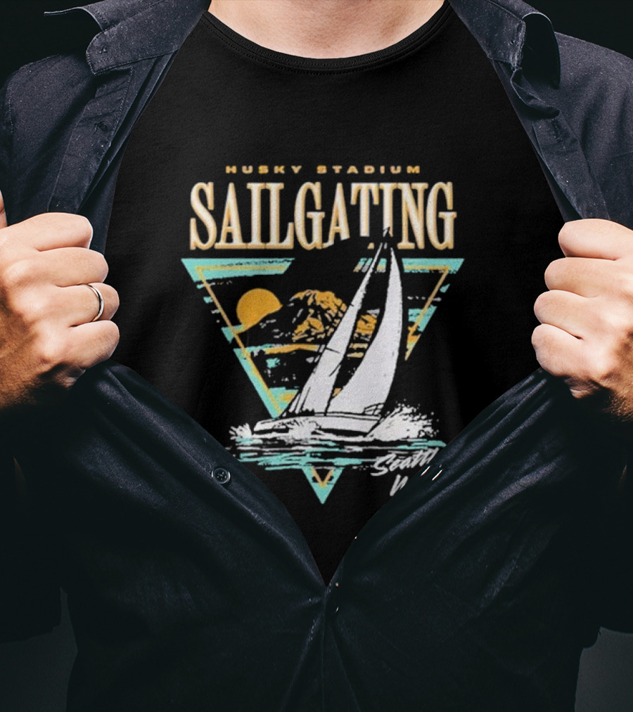 Husky Stadium Sailgating Seattle WA T-Shirt