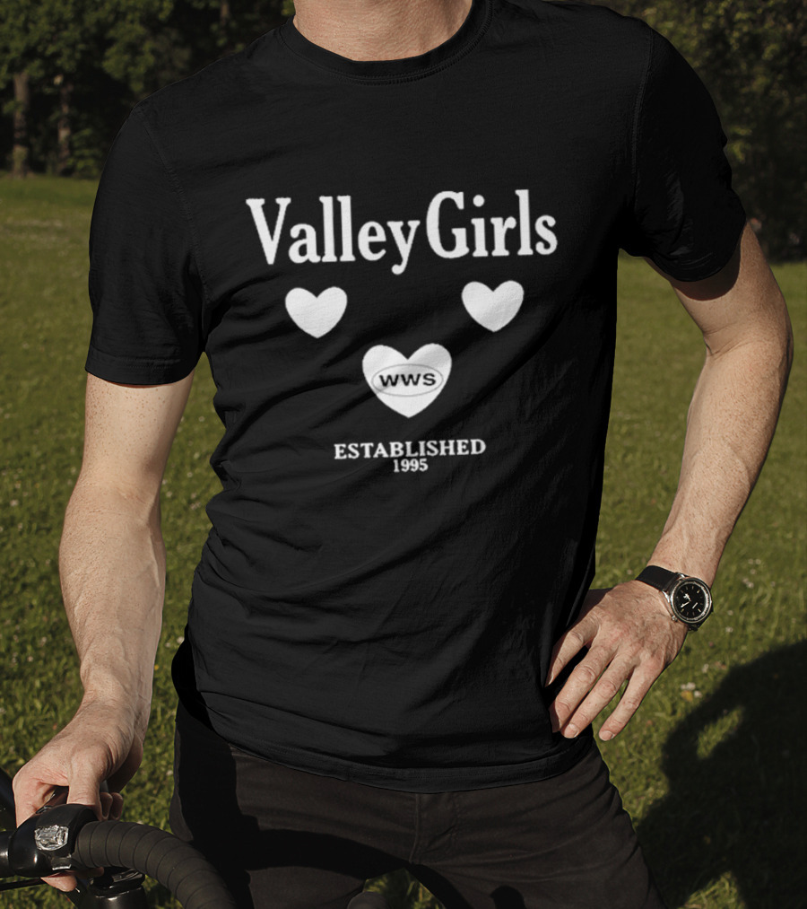 Valley Girls WWS Established 1995 Hearts T-Shirt