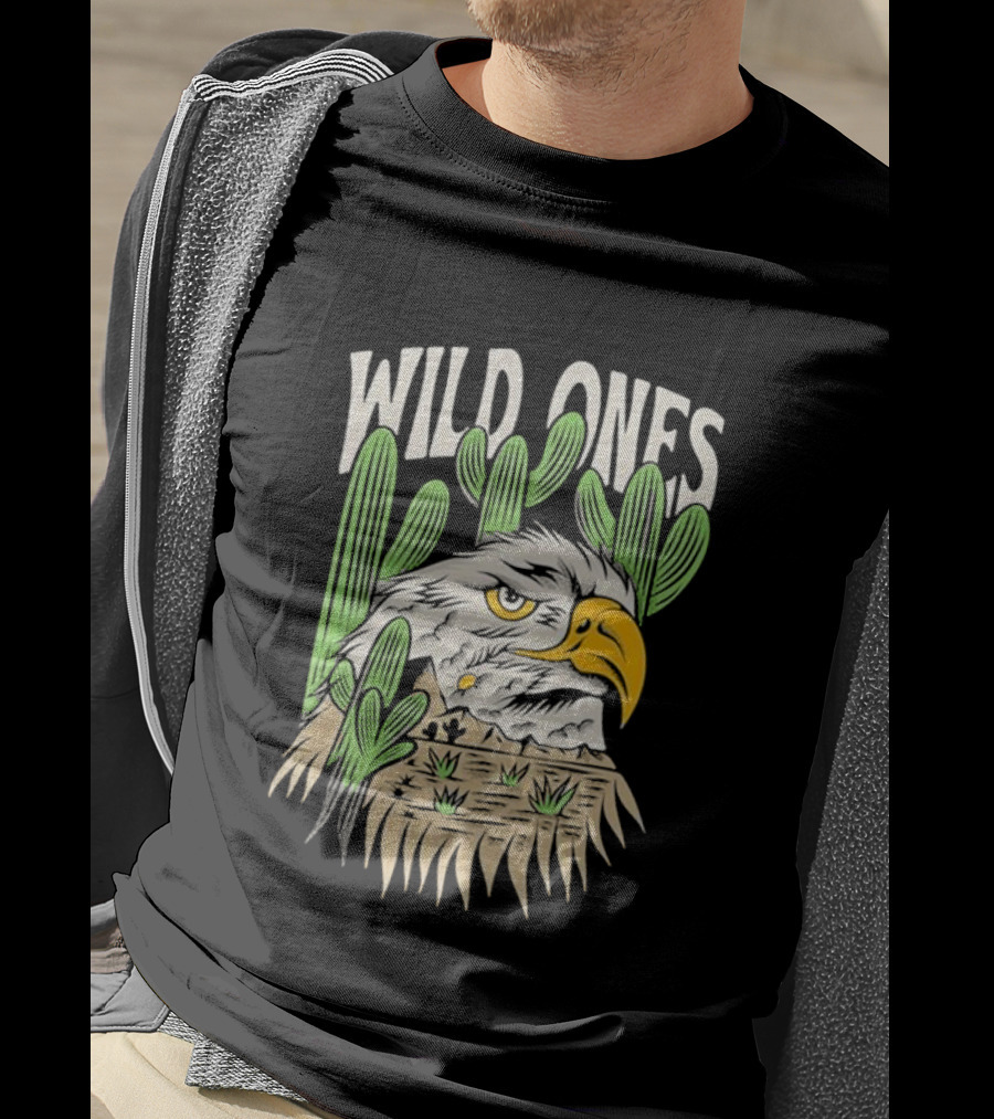 Wild Ones Eagle Desert Landscape T-Shirt