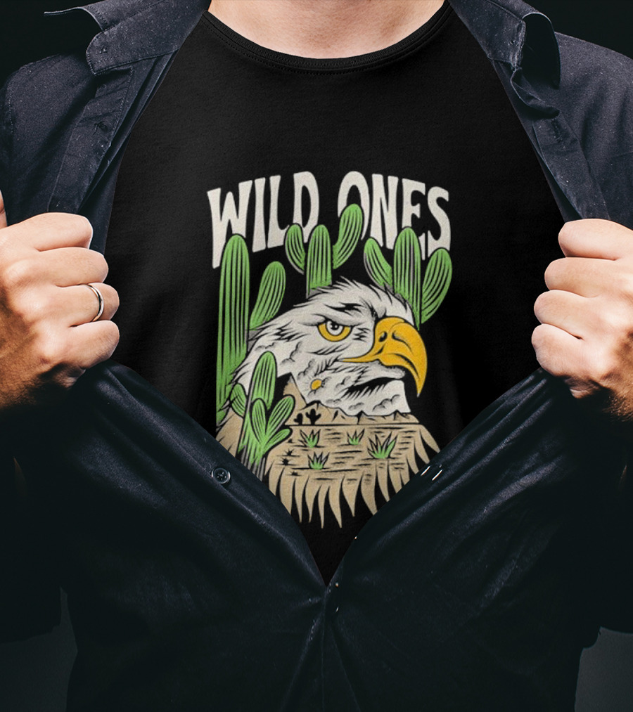 Wild Ones Eagle Desert Landscape T-Shirt