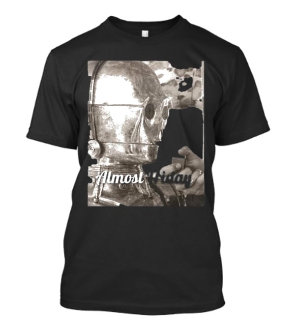 Almost Friday Star Wars C-3PO Smoking T-Shirt