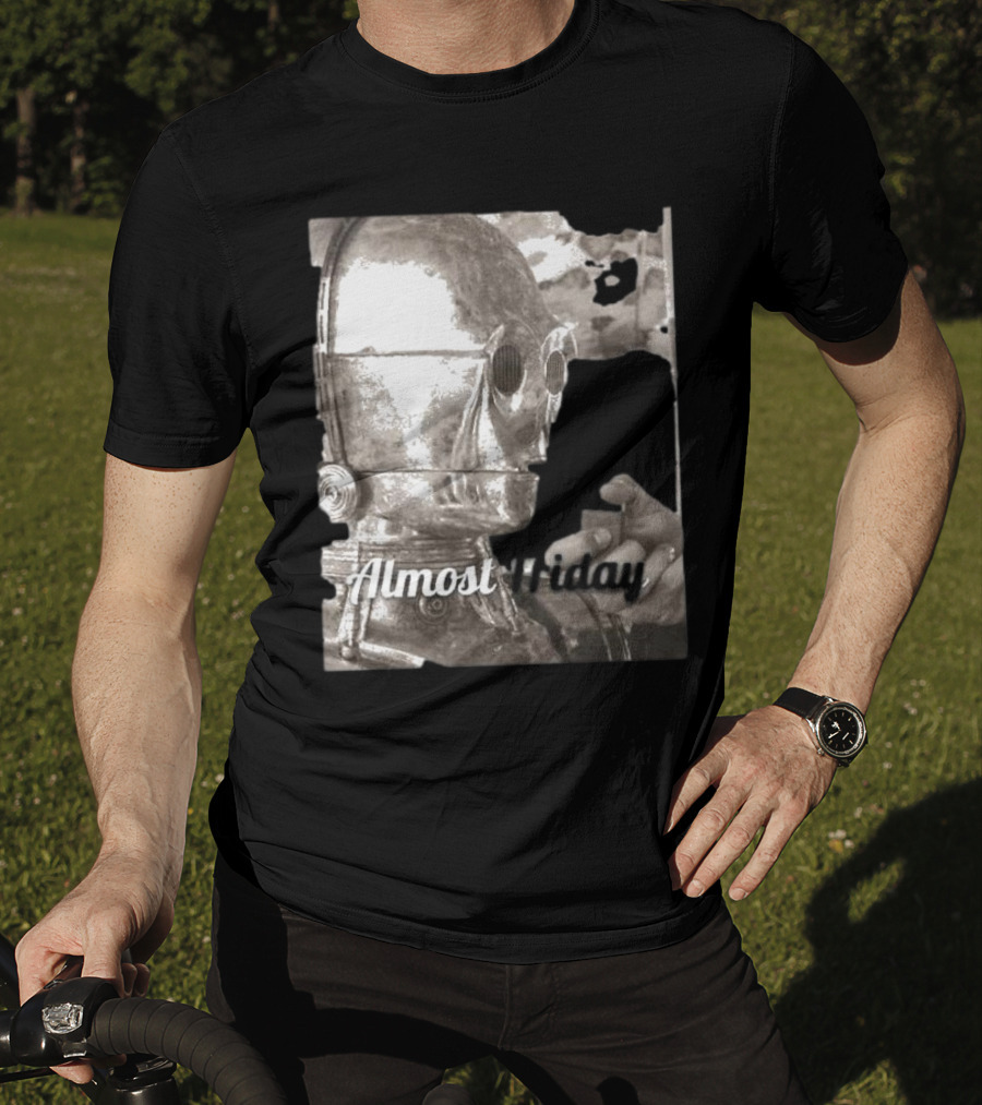 Almost Friday Star Wars C-3PO Smoking T-Shirt