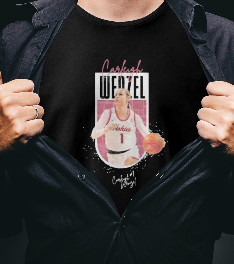 Carleigh Wenzel Hokies Basketball Player Number 1 T-Shirt