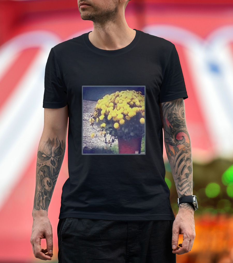 Frnkiero And The Cellabration Yellow Flowers Photography T-Shirt