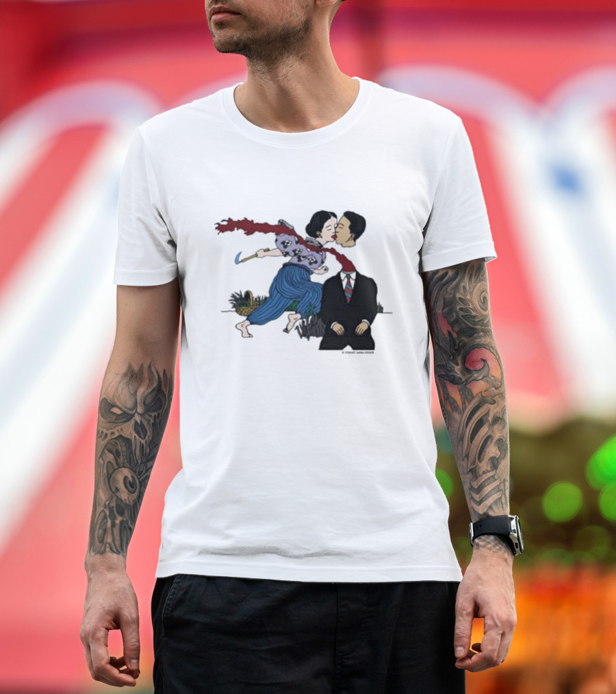 Geordie Greep The New Sound Kiss and Scarf Metaphor T-Shirt