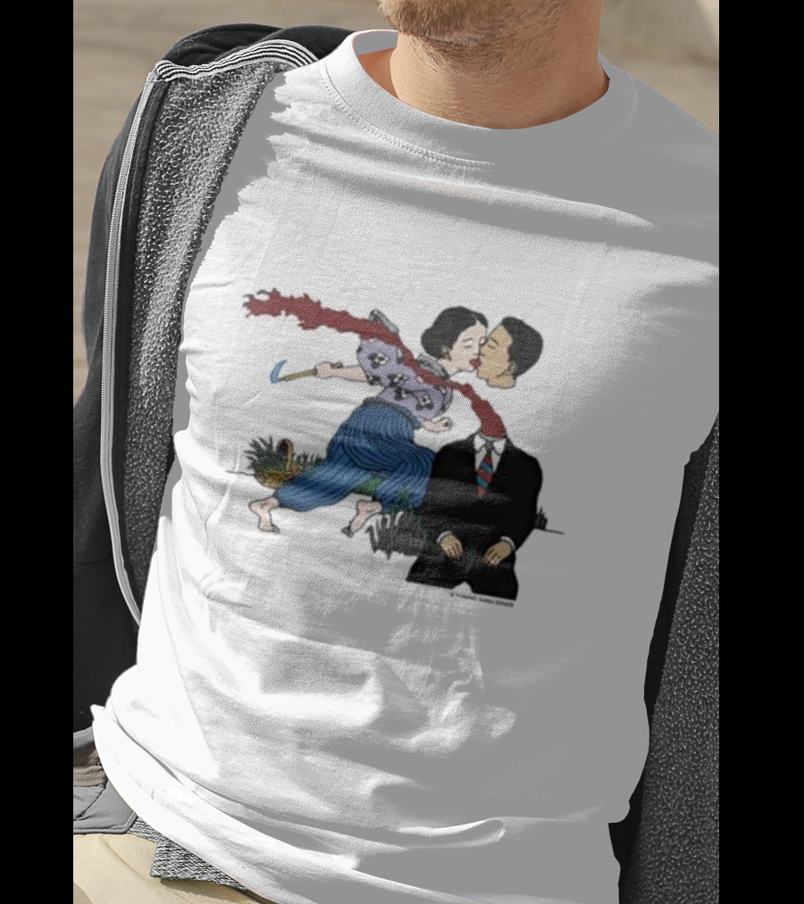 Geordie Greep The New Sound Kiss And Scarf Metaphor T-Shirt