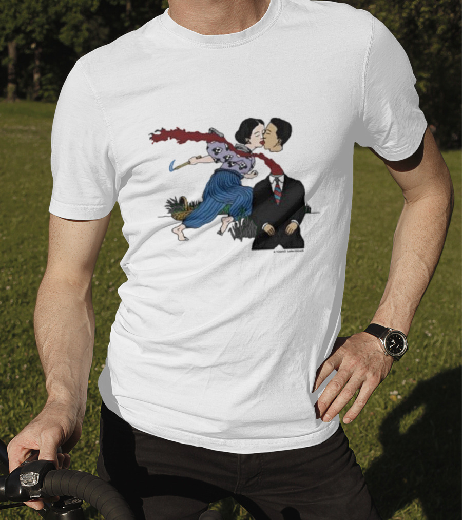 Geordie Greep The New Sound Kiss And Scarf Metaphor T-Shirt